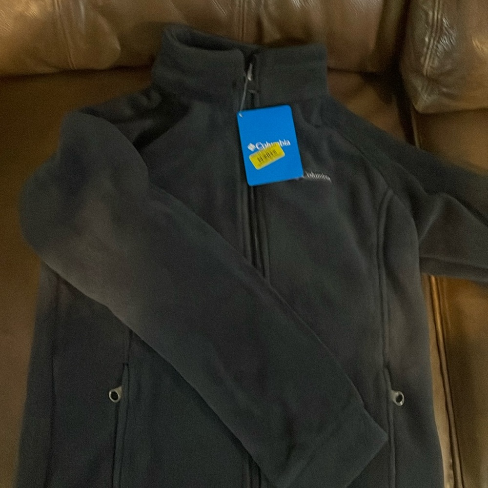 Columbia Grey Fleece Jacket 10/12 Boys